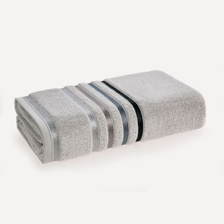 Toalha Banhão Karsten Fio Penteado Lumina Mineral/ Cinza