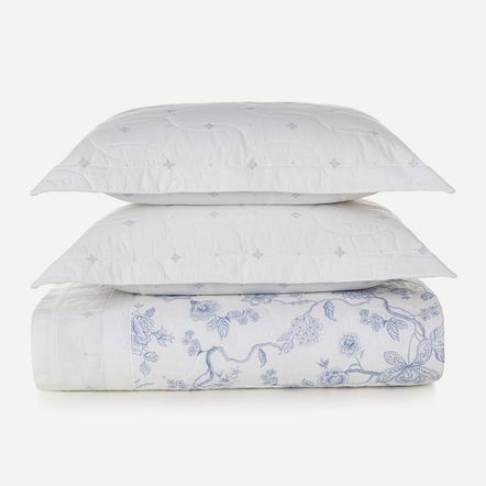 Colcha Casal com 2 Porta Travesseiros 200 Fios Dora