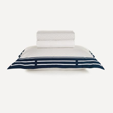 Jogo de Cama Solteiro 200 Fios 100% Algodão Barcelos