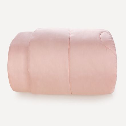 Edredom Casal Karsten 270 Fios Cetim 100% Algodão Domos Rosa