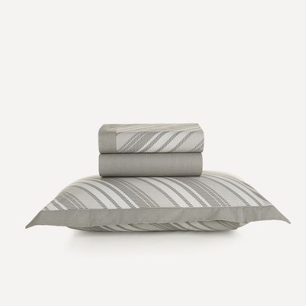 Jogo de Cama Solteiro 200 Fios 100% Algodão Becker