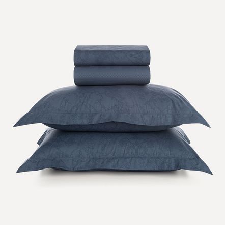 Jogo de Cama King 200 Fios 100% Algodão Catena