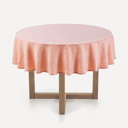 Toalha de mesa Redonda Karsten 4 lugares Jacquard Arbela Pétala