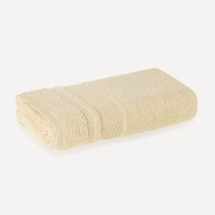 Toalha de Rosto Fio Penteado 100% Algodão Yves Vanilla