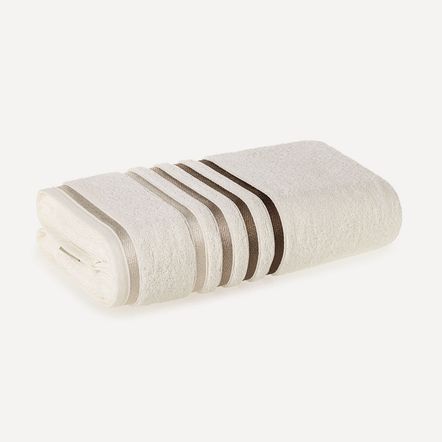 Toalha de Rosto Fio Penteado Lumina Ivory/Greige