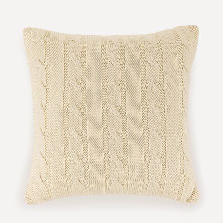 Almofada decorativa Karsten Quadrada Ane Off White