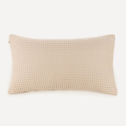Capa de Almofada Retangular 100% Algodão Denver Areia
