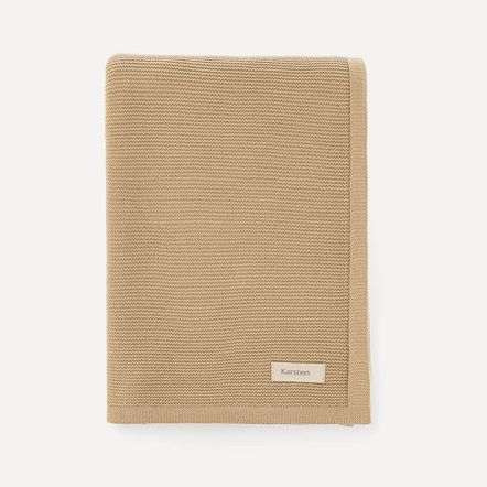 Manta Decorativa Karsten George Bege