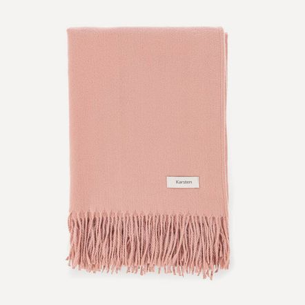 Manta Decorativa Karsten Luma Rosé