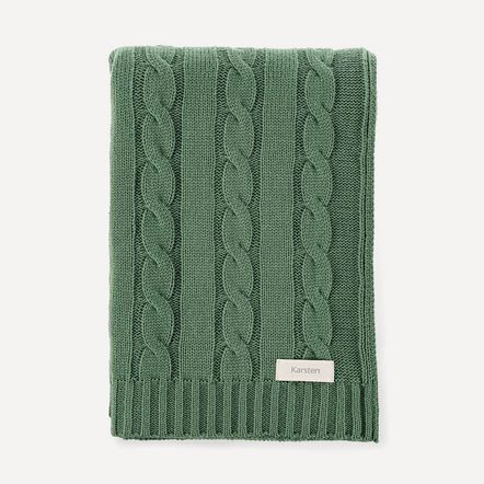 Manta Decorativa Karsten Ane Sálvia