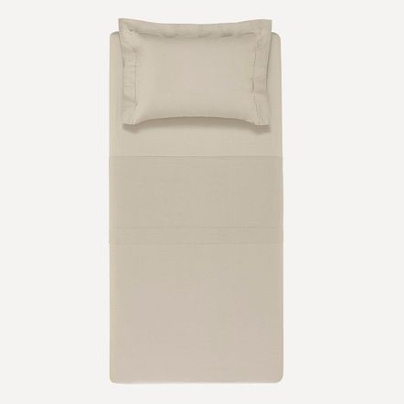 Jogo de Cama Solteiro Karsten 180 Fios 100% Algodão Cássio