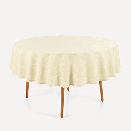 Toalha de Mesa Redonda Karsten 6 Lugares Sempre Limpa Urban Natural