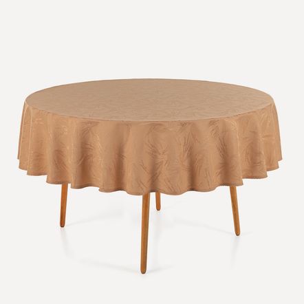 Toalha de Mesa Redonda Karsten 6 Lugares Sempre Limpa Urban Blush