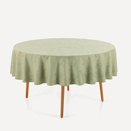 Toalha de Mesa Redonda Karsten 6 Lugares Celebra Veríssimo Alecrim