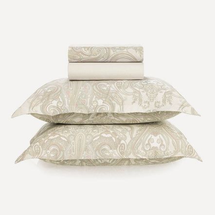 Jogo de Cama Casal Karsten 180 Fios Percal 100% Algodão Volke