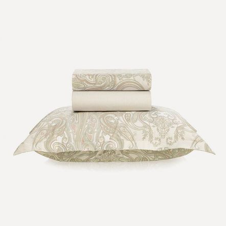 Jogo de Cama Solteiro Karsten 180 Fios Percal 100% Algodão Volke