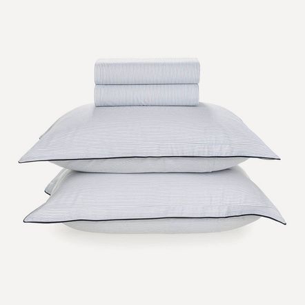 Jogo de Cama Casal Karsten 180 Fios Percal 100% Algodão Amália