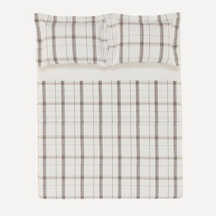 Jogo de Cama King Karsten 200 Fios 100% Algodão Dríade Branco