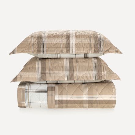 Colcha/Cobre Leito Queen Karsten 200 Fios 100% Algodão Dríade Marrom