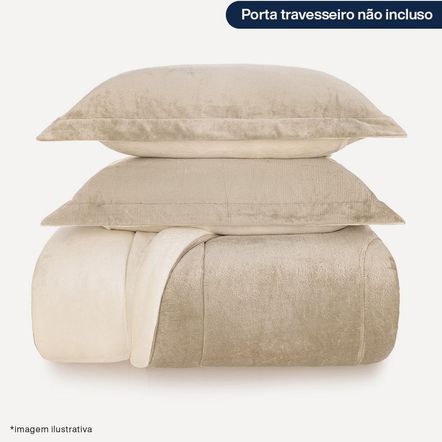 Edredom de Microfibra Queen Karsten Suri Avelã