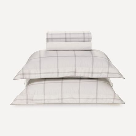 Jogo de Cama Casal 300 Fios 100% Algodão Queiroz