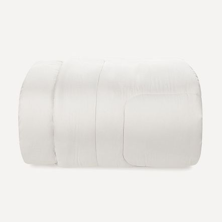 Edredom Solteiro 300 Fios 100% Algodão Bossa Branco