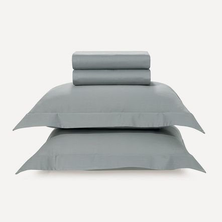 Jogo de Cama Queen 300 Fios 100% Algodão Bossa Mineral