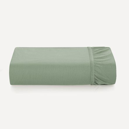 Lençol King com Elástico Avulso 100% Algodão Tom Malva