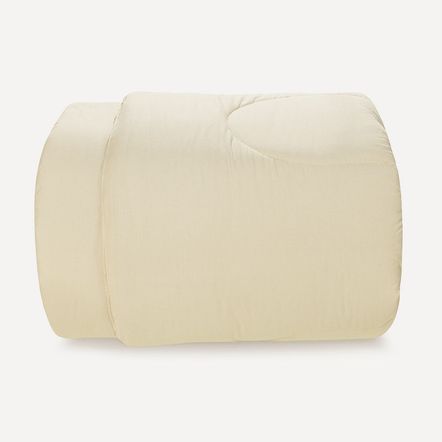 Edredom Casal 200 Fios 100% Algodão Tom Bege
