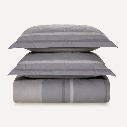 Colcha King com 2 Porta Travesseiros 200 Fios Gael