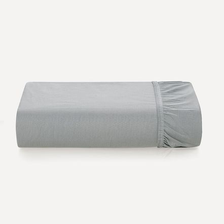 Lençol Solteiro com Elástico Avulso 100% Algodão Tom Mineral