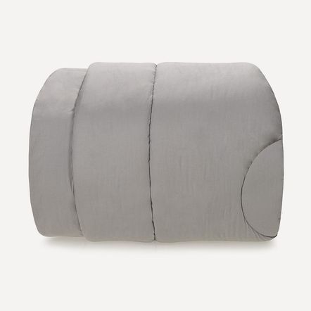 Edredom King 200 Fios 100% Algodão Tom Titânio