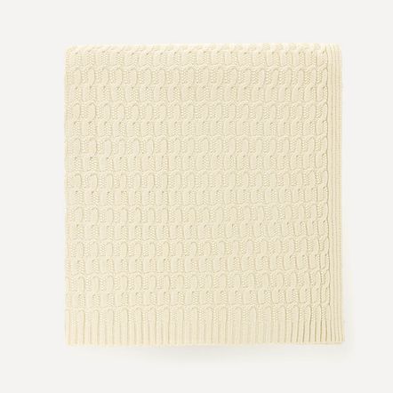 Manta Decorativa de Microfibra Lobato Giz