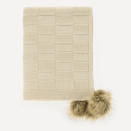 Manta Decorativa de Microfibra Rinaldi Giz