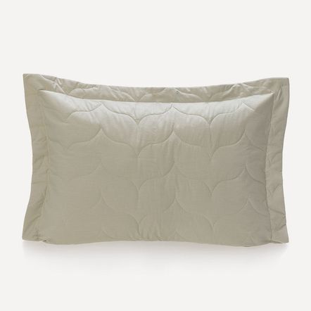 Porta Travesseiro Avulso 200 Fios 100% Algodão Tom Sálvia