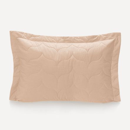 Porta Travesseiro Avulso 200 Fios 100% Algodão Tom Salmão