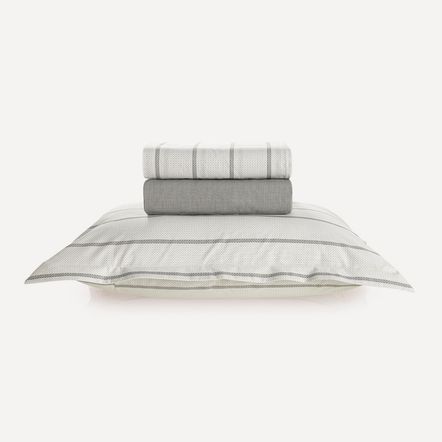 Jogo de Cama Solteiro Karsten 180 Fios Percal 100% Algodão Nicolas