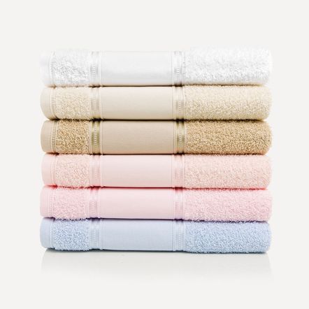 Toalha de Rosto Para Pintar Karsten Bruna II Rosa Quartzo