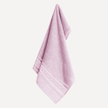 Toalha de Banho Karsten Fio Cardado Abel Rosé/Bordô