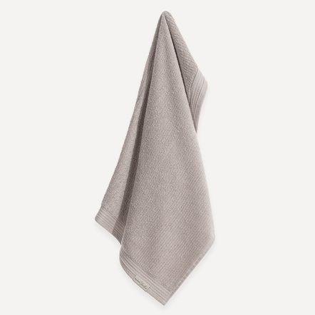 Toalha de Rosto Fio Penteado 100% Algodão Imperial Titânio