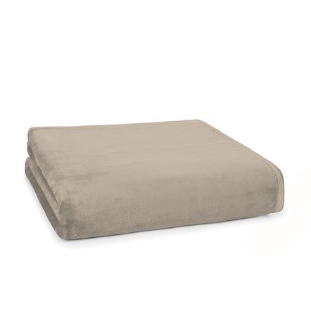 Cobertor Queen de Flanela Adele II Trigo