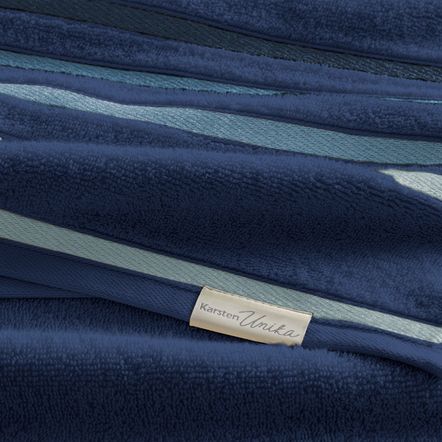 Jogo de Banho e Rosto Fio Penteado Lumina Naval