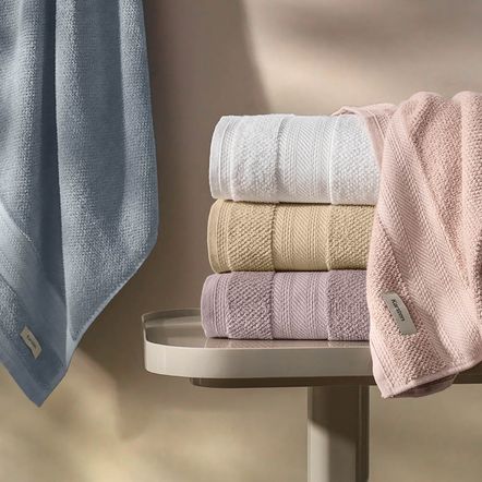 Jogo de Banho e Rosto 100% algodão Empire Grafite