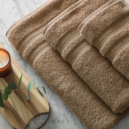 Toalha de Rosto Unika Taupe