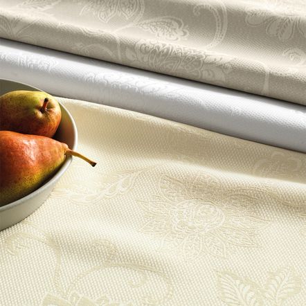 Toalha de mesa Quadrada Karsten 8 lugares Celebration Sienna Branca