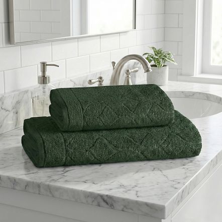 Kit Banho e Rosto 100% algodão Cameron Selva