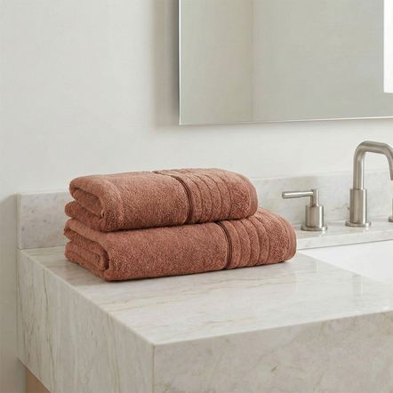 Kit Banho e Rosto 100% algodão Bressan Sienna