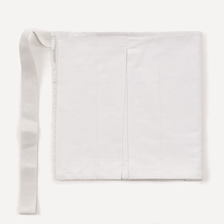 Saia para Cama Box com Elástico Solteiro King Mila Branco