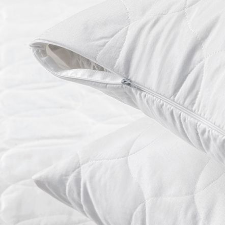 Protetor de Travesseiro Impermeável 100% Algodão Dante Branco