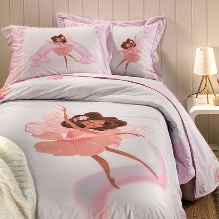 Jogo de Cama Infantil Solteiro 200 Fios 100% algodão Graciela
